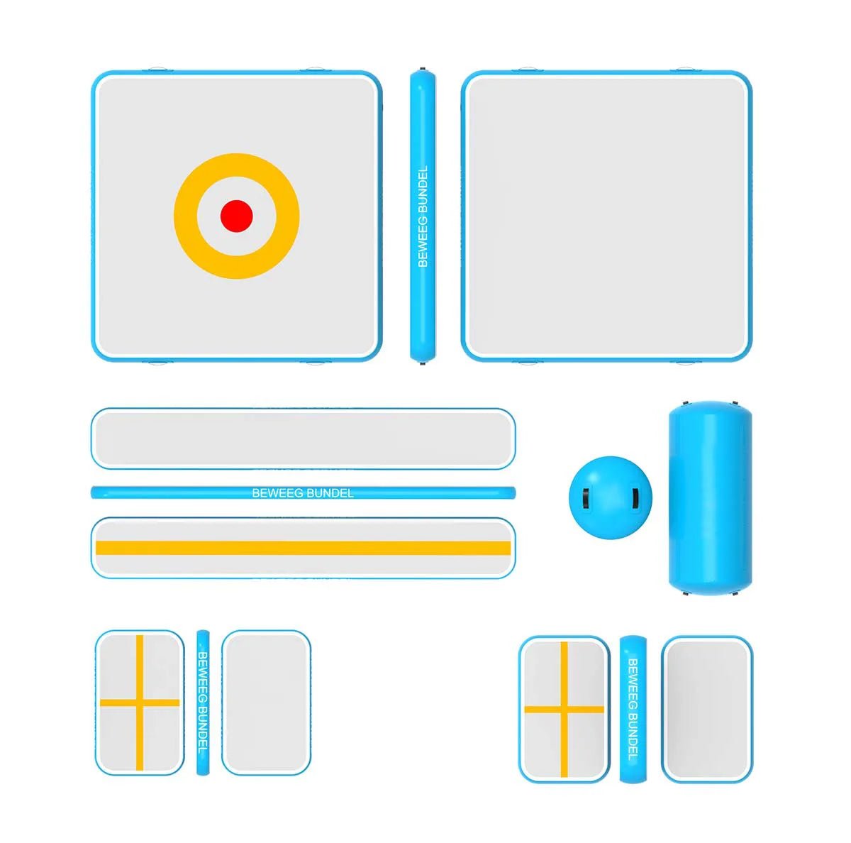 Mermaid Sisters beweegbundel bovenaanzicht met alle attributen en onderdelen